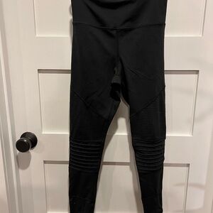 ZYIA Black Moto Leggings